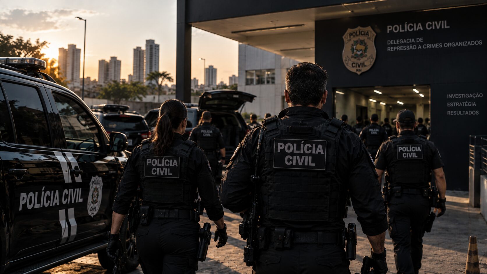 Delegados de Polícia em ambiente institucional